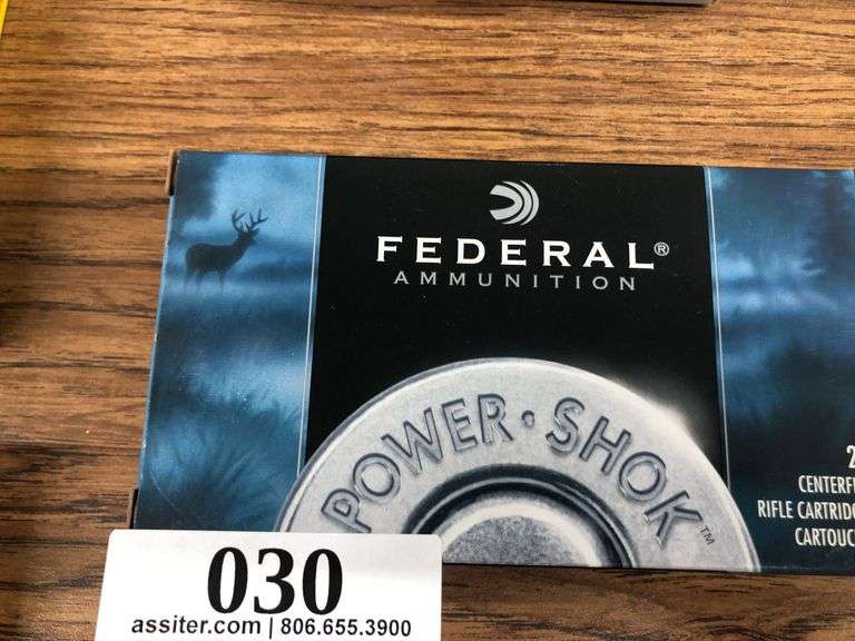 (20) Federal .270 WIN Power Shok 130gr Soft Point