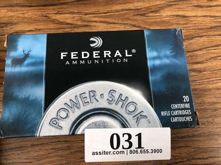 (20) Federal .270 WIN Power Shok 130gr Soft Point