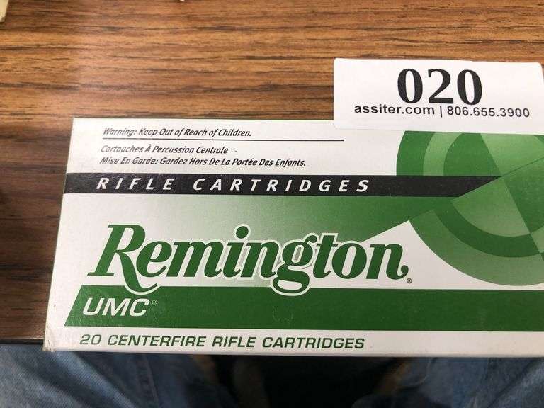 (20) Remington UMC .223 45gr JHP