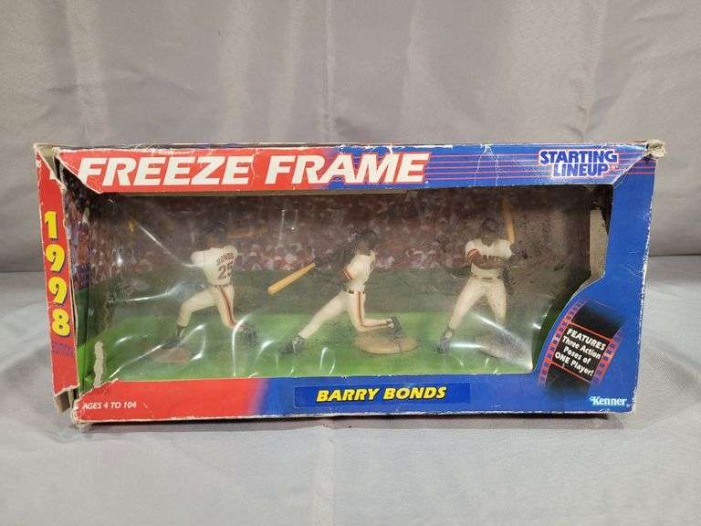 Starting Lineup Barry Bonds 1998 Freeze Frame Action Figure Set