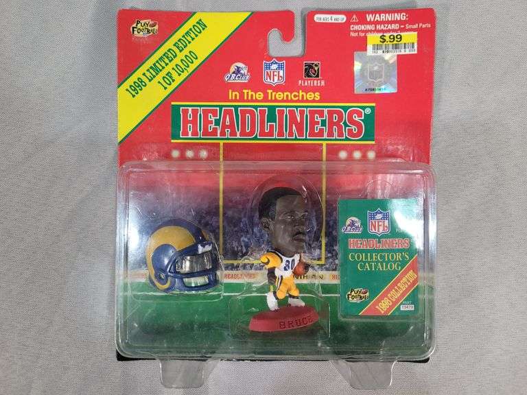 Headliners 1998 Limited Edition Isaac Bruce Figure