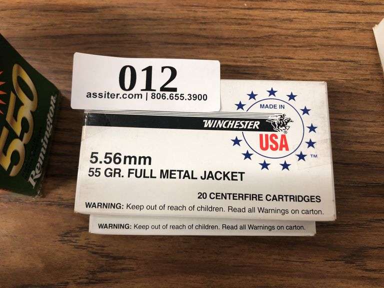 (40) Winchester 5.56 mm 55gr FMJ