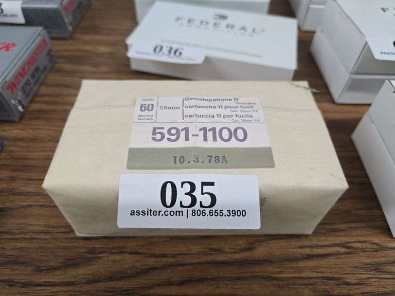 (60) Vintage Anzahl 7.5mm