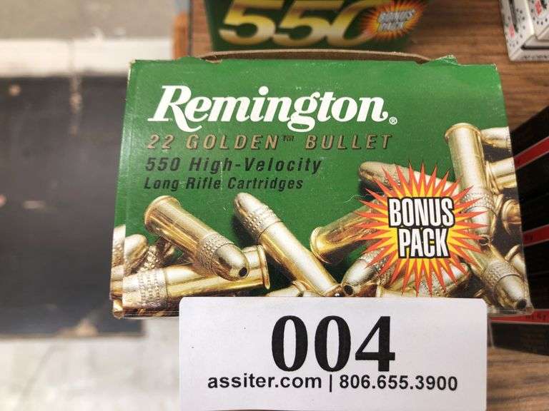 (550) Remington  .22 Golden Bullet Rem Fire Hollow Points