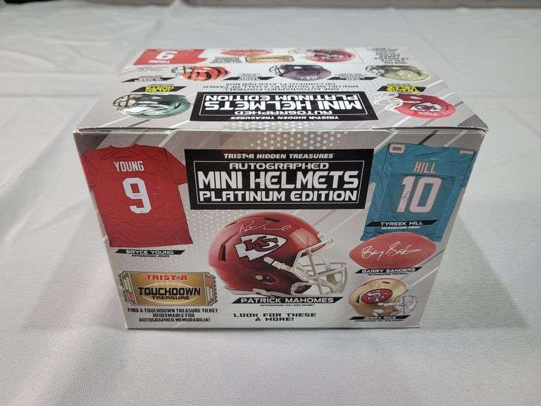 Autographed Mini Helmets Platinum Edition Austin Ekeler of Los Angeles Chargers