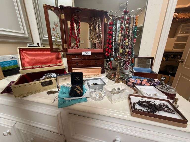 Vintage Jewelry and Jewelry Box