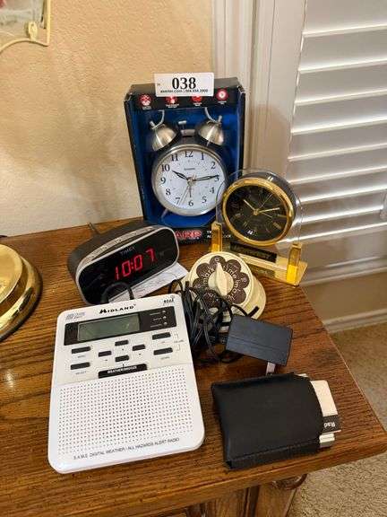 Various Clocks and Alarm Clocks