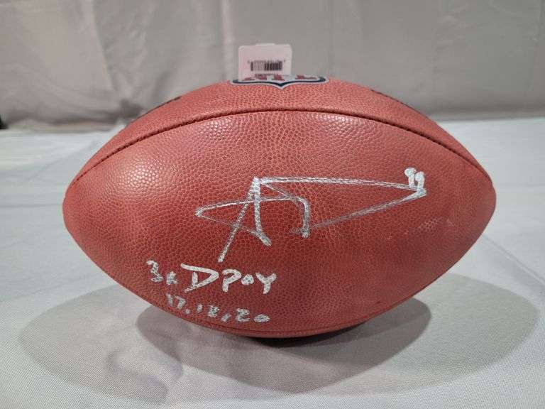 Autographed Aaron Donald NFL Football
