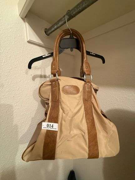 Leather and Canvas American Tourister Travel Bag