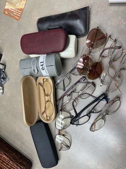 Various Reading Glasses and Cases