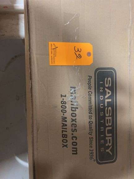 Salsbury Industries 4865BLK Standard Mailbox, Post-Bolt Mounted, Black