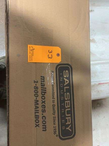 Salsbury Industries 4865BLK Standard Mailbox Post, Bolt Mounted