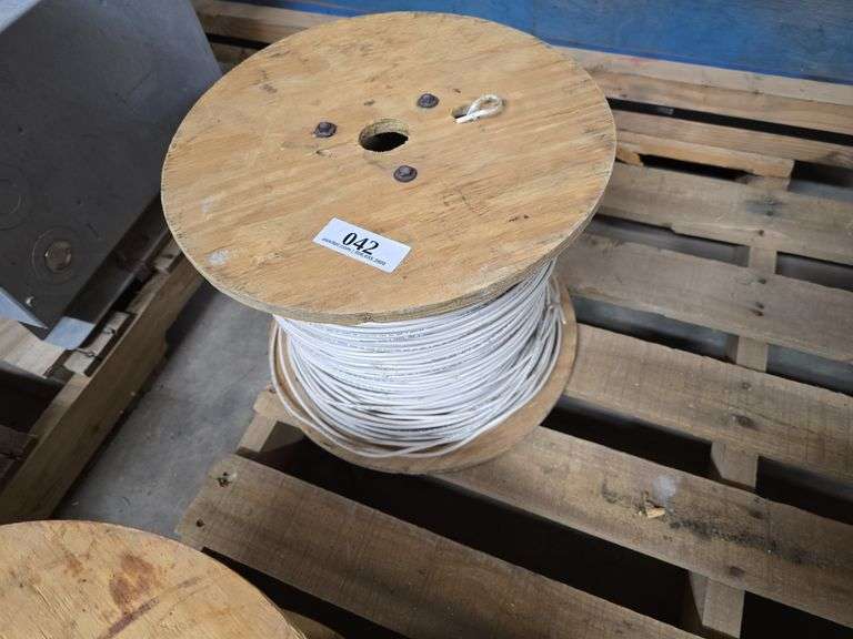 Full Reel 10ga White Solid Copper Wire
