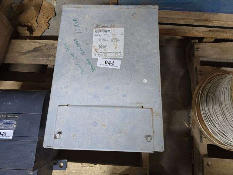 GE Transformer 10KVA, Input 240-480V, Secondary 120-240V Tested Good