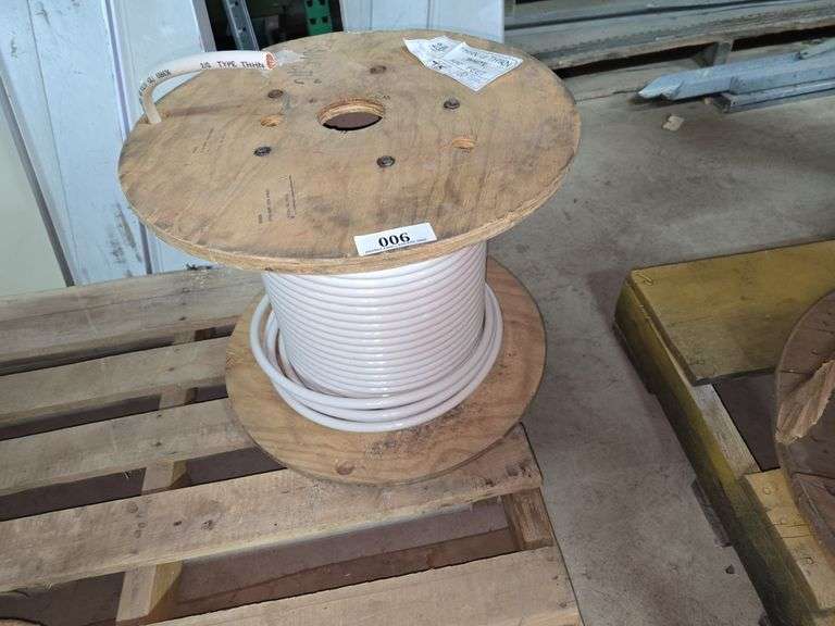 500ft 2/0 White AWG THNN or THWN Copper Wire