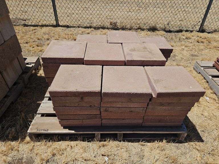 Red Cement Pavers