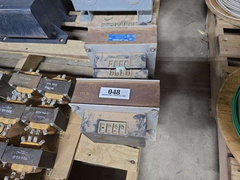 (2) Micron Impervitran Transformer 1.5KVA, Primary 230V-460V, Secondary 115V Tested Good