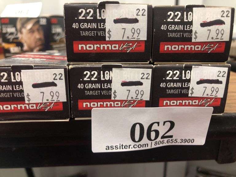 Norma USA TAC-22 .22 LR 40gr LRN Rimfire Ammo (6) 50-Rd Boxes