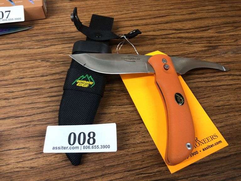 Outdoor Edge SwingBlaze Folding Knife w/ Nylon Sheath