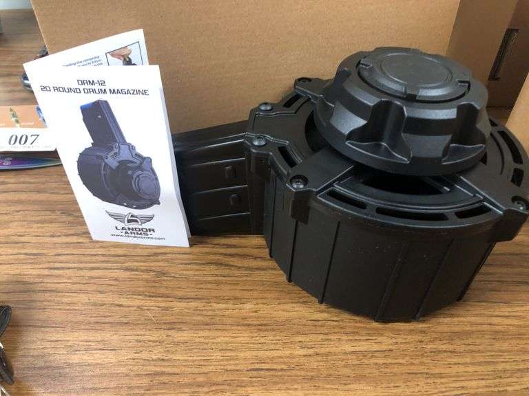Landor Arms LAMGDR-12 20-Round 12 Gauge Drum Magazine