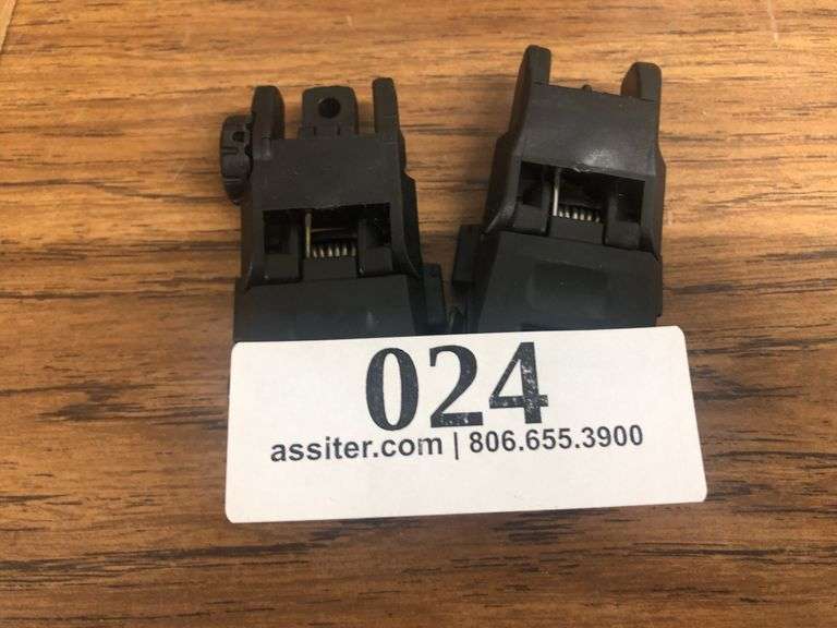 Front & Rear Set Flip-Up Sights for A/R
