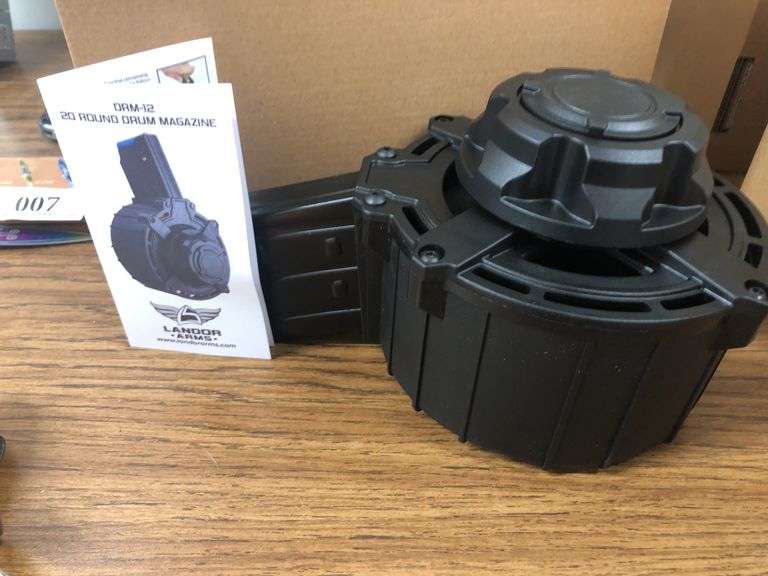 Landon Arms LAMG20-12 20-Round Drum Magazine for EPX902 20 Ga