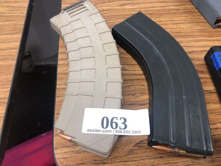 Two AK-Style Magazines: Loaded w/7.62x39