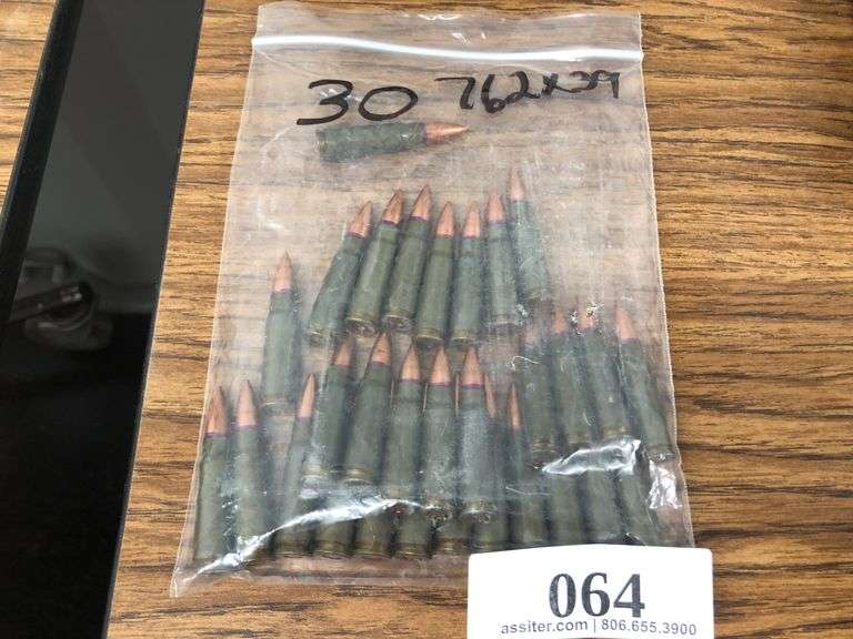 30 Rounds 7.62x39 Rifle Cartridges