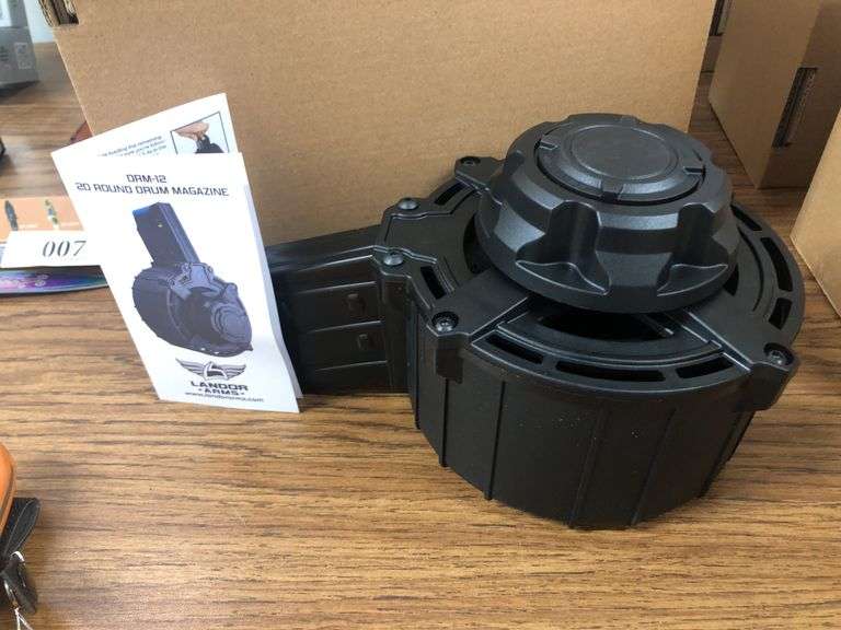 Landor Arms LAMG20-12 20-Round Drum Magazine w/ Carrying Case