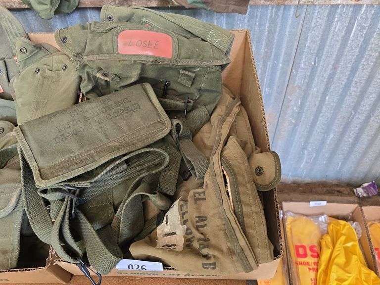 Vintage/Antique Military Side Bags