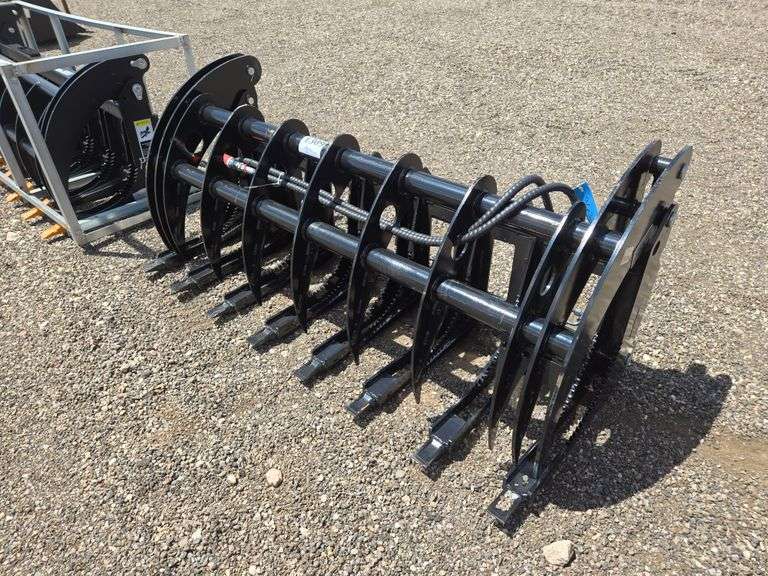 2026 Skid Steer Quick Attach (72") Curved Log Grabber