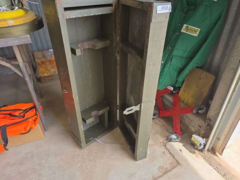 Vintage Wood Howitzer 105 Storage Box