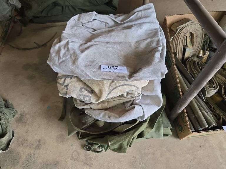 (7) Vintage Military Bags