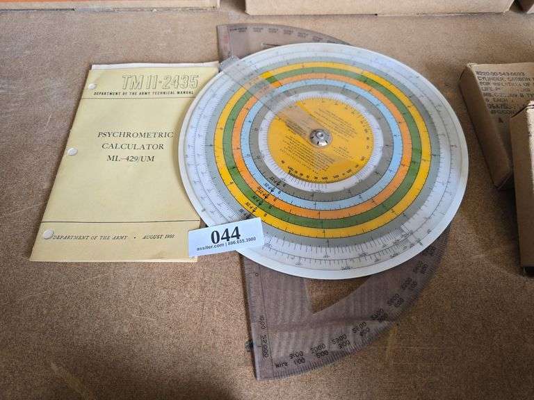 Vintage Psychrometric Calculator