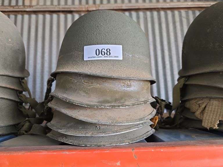 (5) WW II Helmets (No Liners)