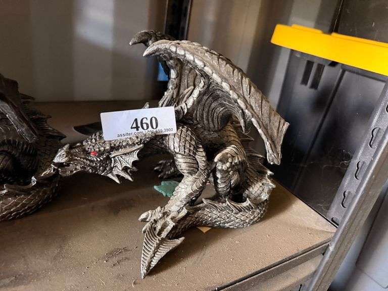 Metallic Dragon Figurine