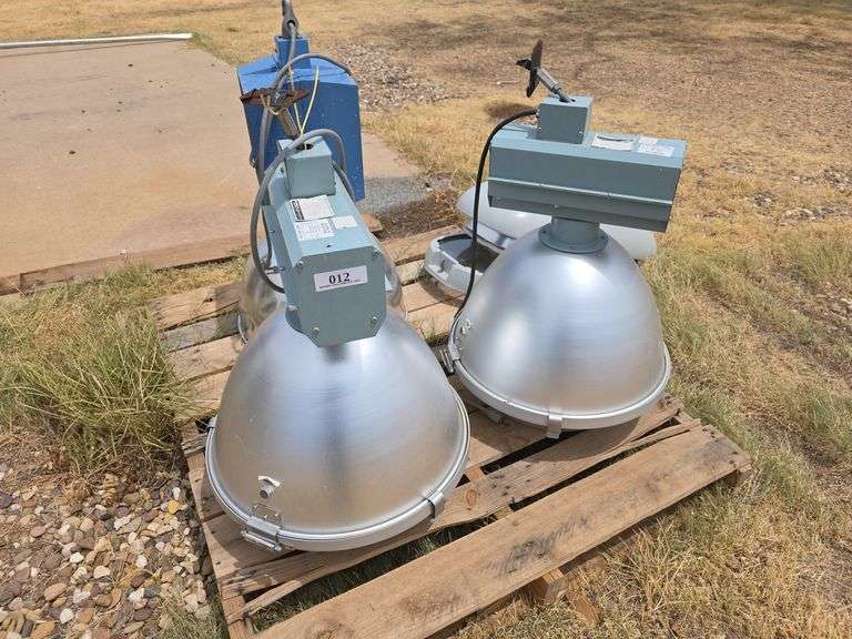 (3) Large Abolite Lights & Other large Light Fixture