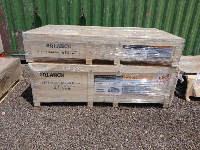 25 × 30 Metal Barn (Two Boxes)