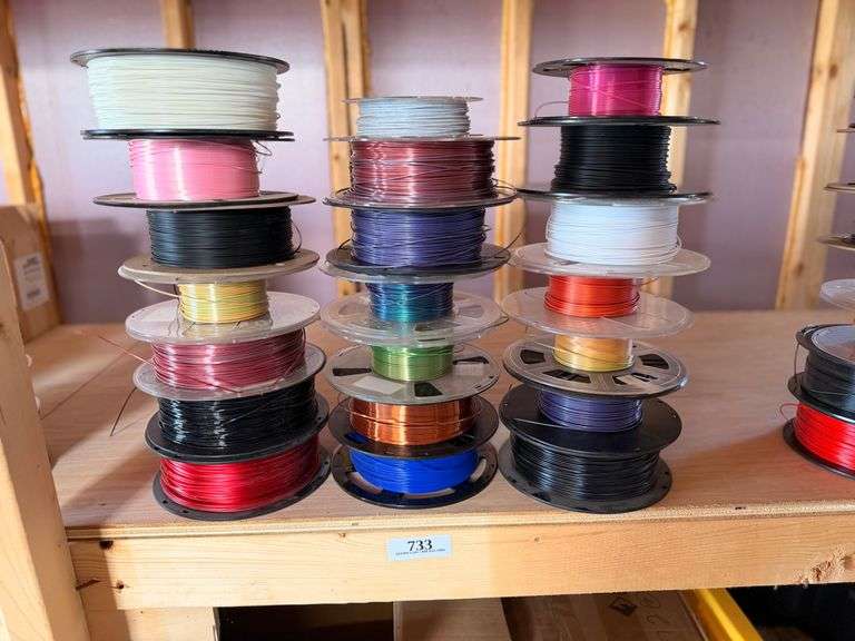 Assorted Lot of Filament for 3D Printers