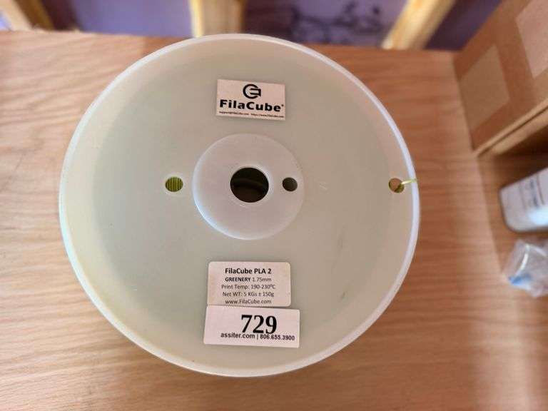 FilaCube PLA 2 1.75mm Greenery 3D Printer Filament Spool