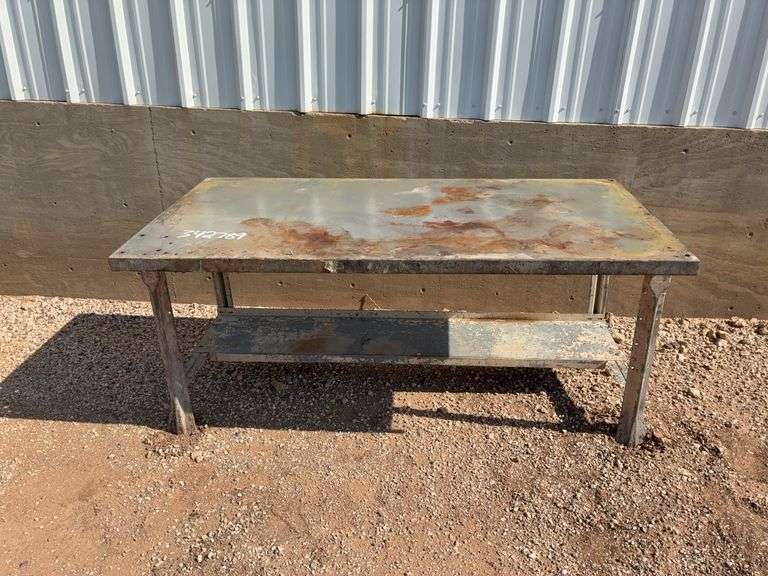 6’ Metal Shop Table