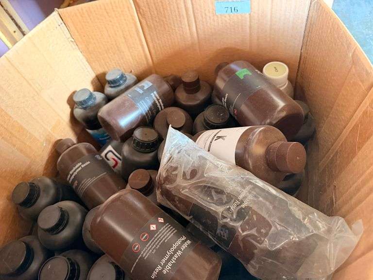 Box Lot Water-Washable Photopolymer 3D Printer Resin Bottles