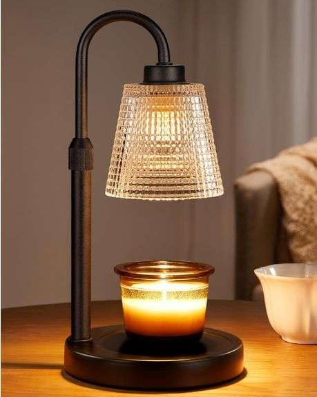 Innqoo Candle Warmer Lamp with Timer, Dimmable Candle Warmer for Jar Candles, Height Adjustable