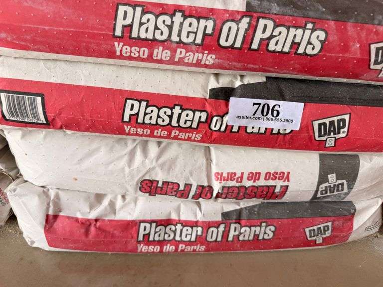 8 Bags of DAP Plaster of Paris Bagged Plaster