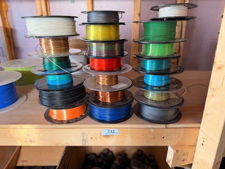Assorted Lot of Filament for 3D Printers