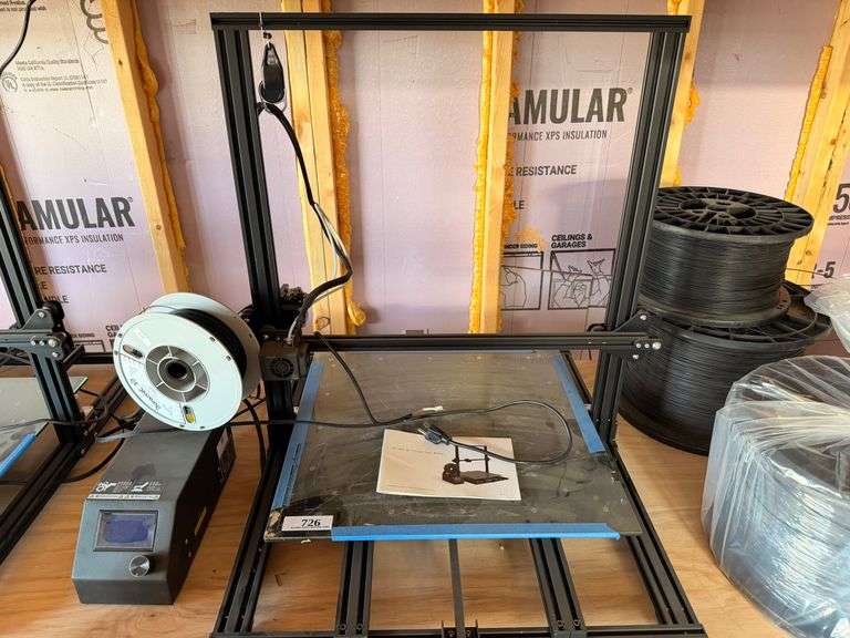 Creality CR-10 Style 3D Printer with Control Box and PLA Spool