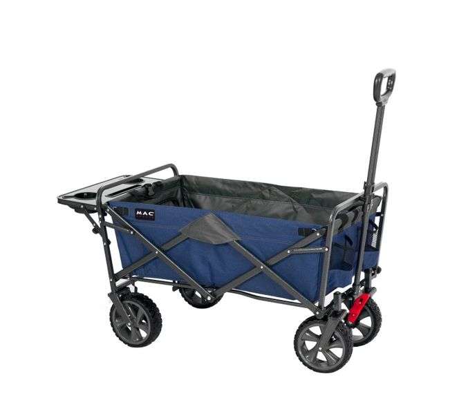 Mac Sports Folding Wagon with Tailgate and Table
