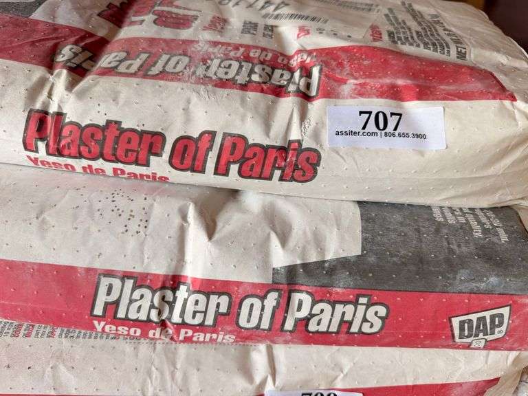 8 Bags of DAP Plaster of Paris Bag