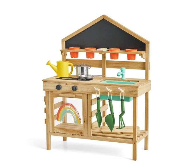 Kids Outdoor Wooden Mud Kitchen