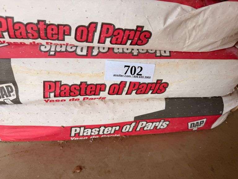 8 Bags of DAP Plaster of Paris Bag